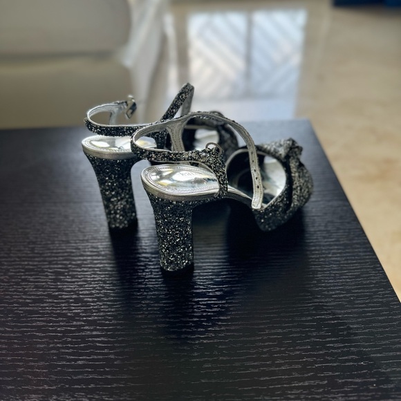 Kate Spade ♠️ MIYA WOMENS GLITTERLEATHER HEELS Size 5.5 - Picture 7 of 8